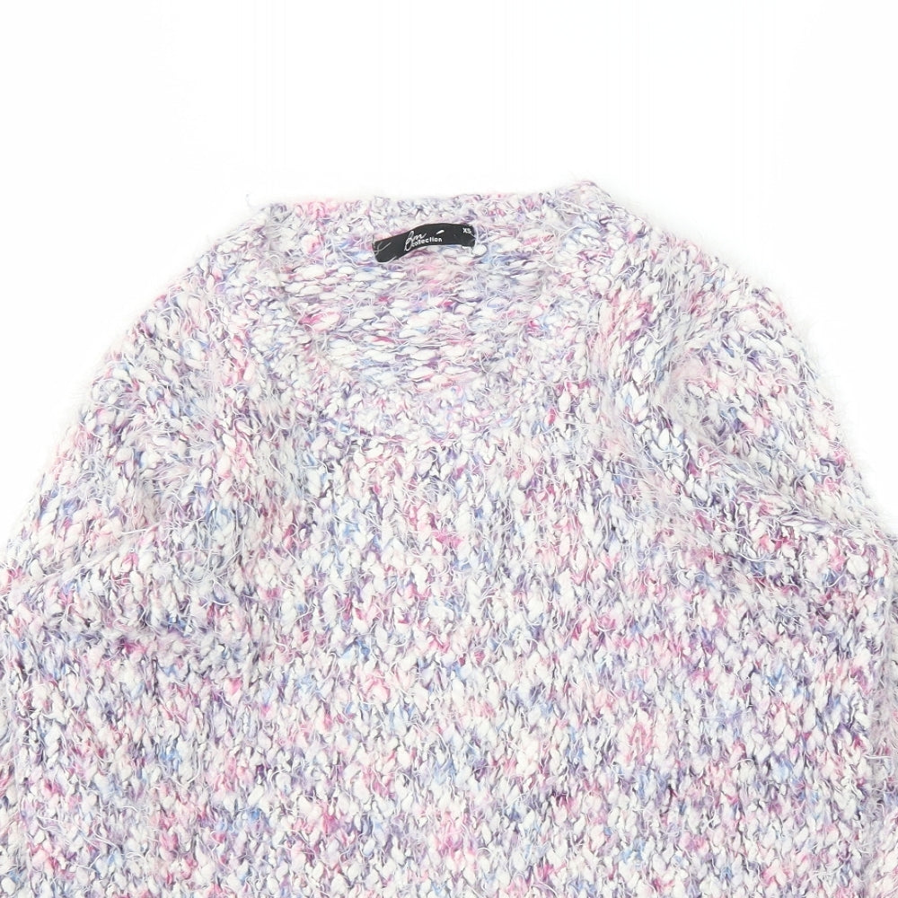 Bonmarché Womens Multicoloured Pullover Jumper Size XS