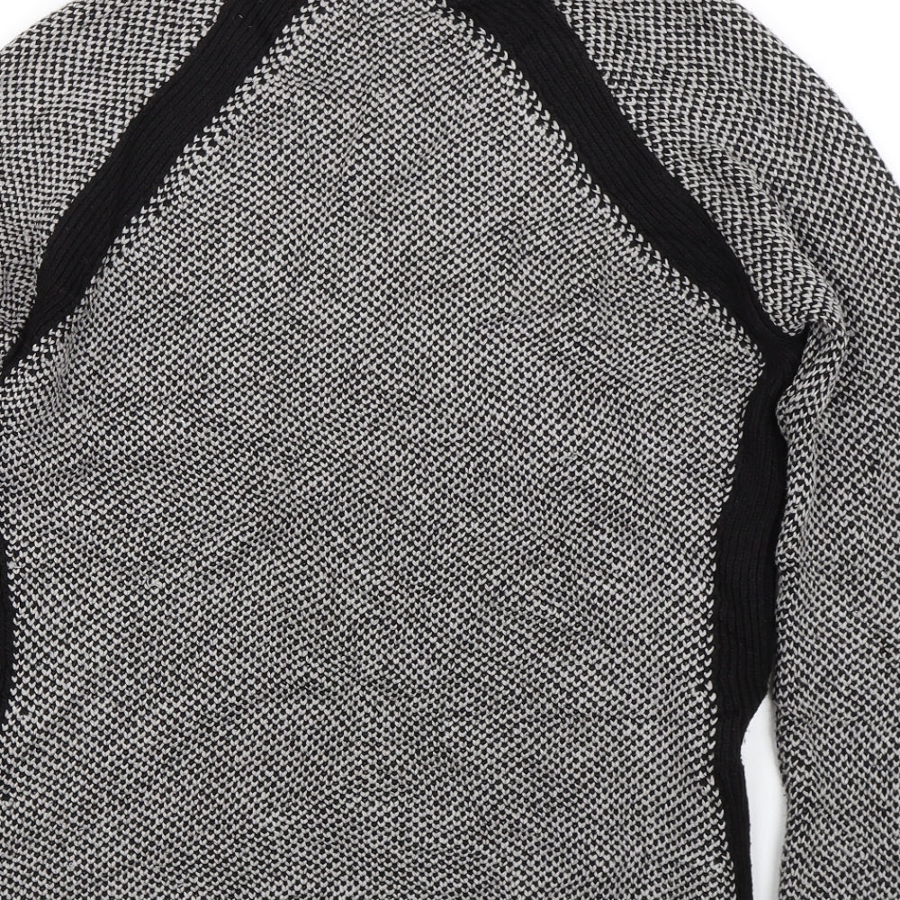 Marks & Spencer Womens Grey Knit Pullover Jumper Size 14