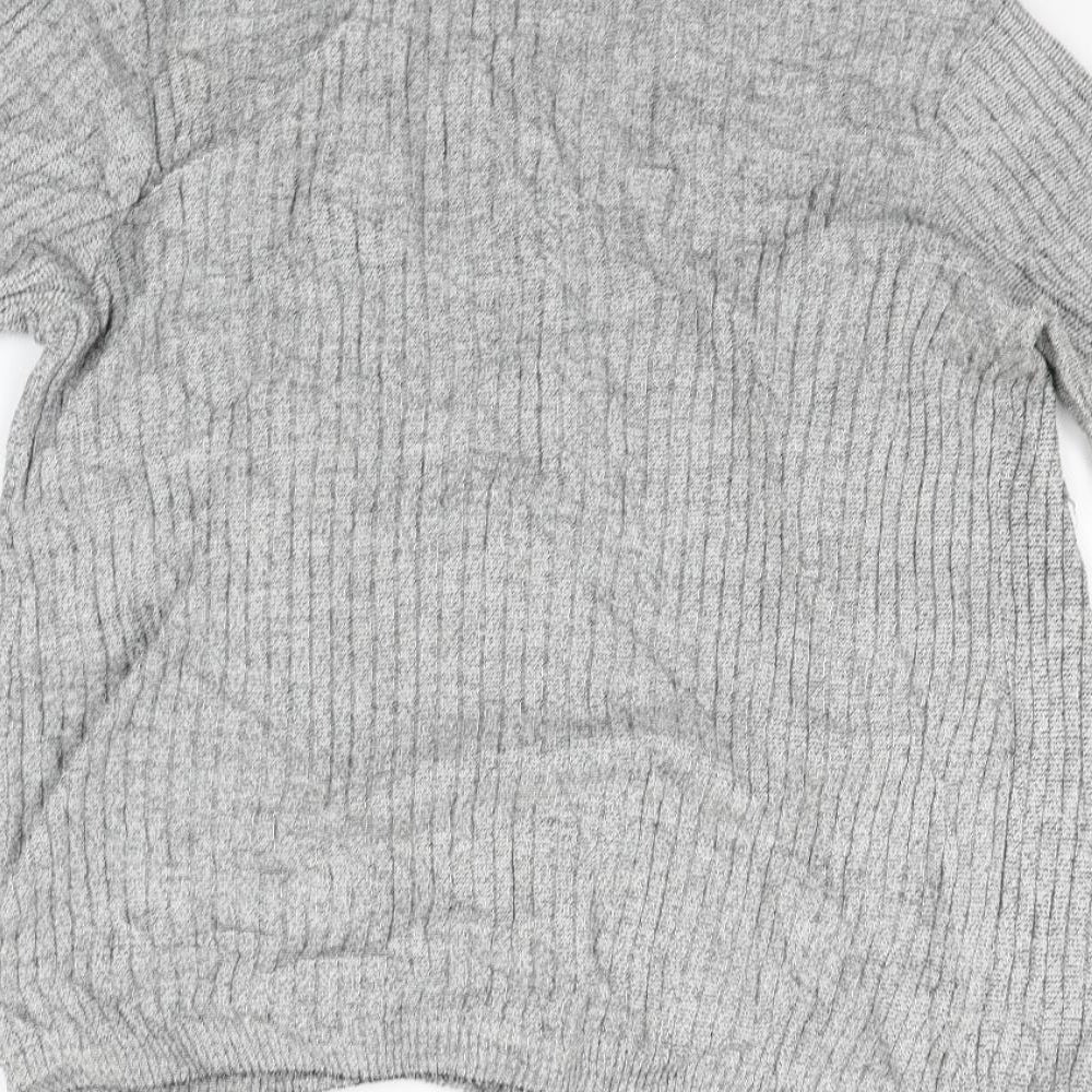 Cedarwood State Womens Grey Cardigan Jumper Size L