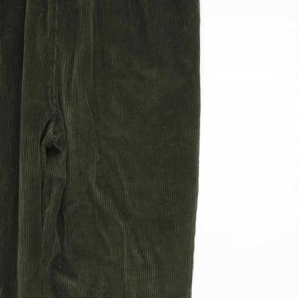 Essentials Mens Green Trousers Size 18 L27 in