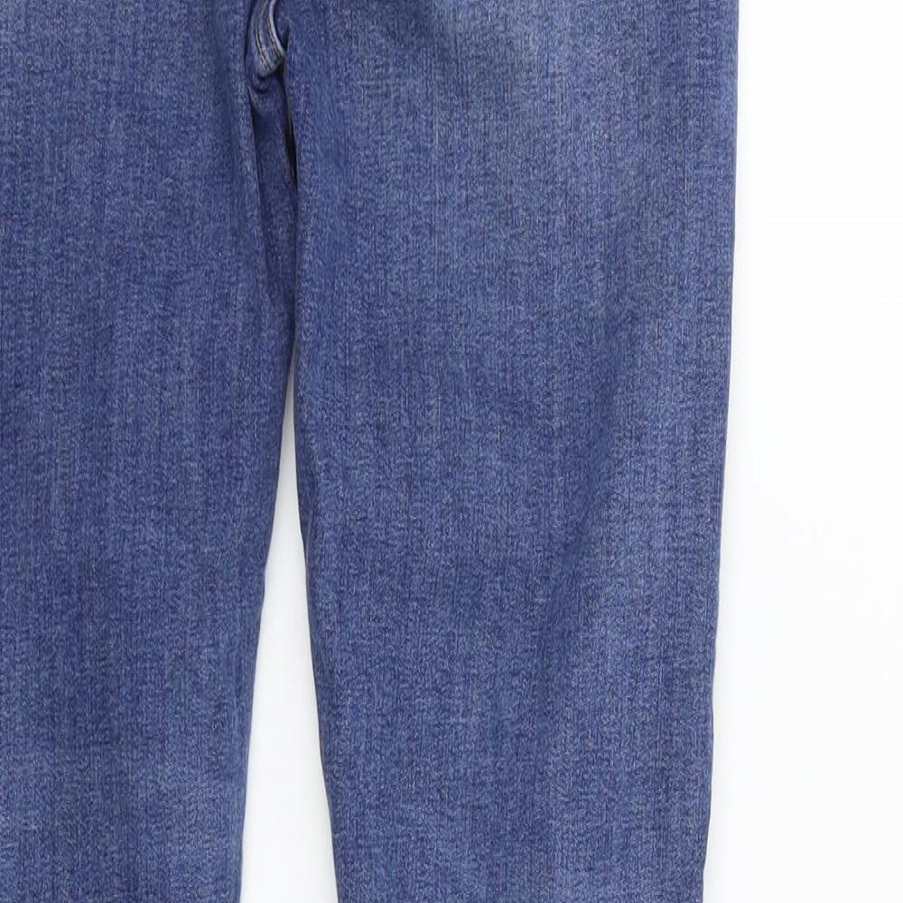 deniem co Womens Blue Straight Jeans Size 8 L28 in