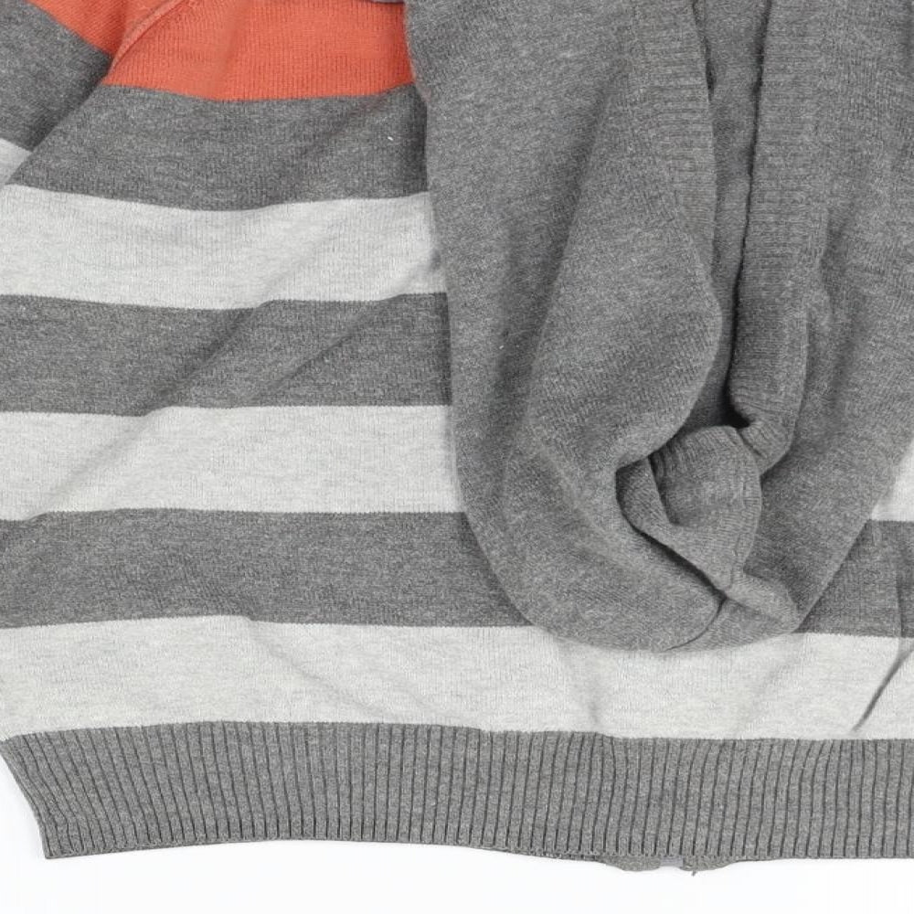 Fox Womens Grey Striped Jacket Coat Size 14