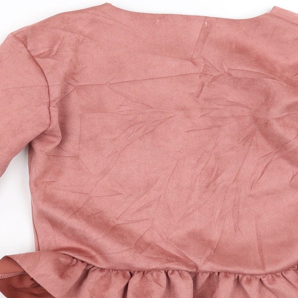 Prague Womens Pink Jacket Size 6