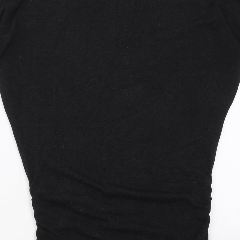 Preworn Womens Black Knit Pullover Jumper Size S