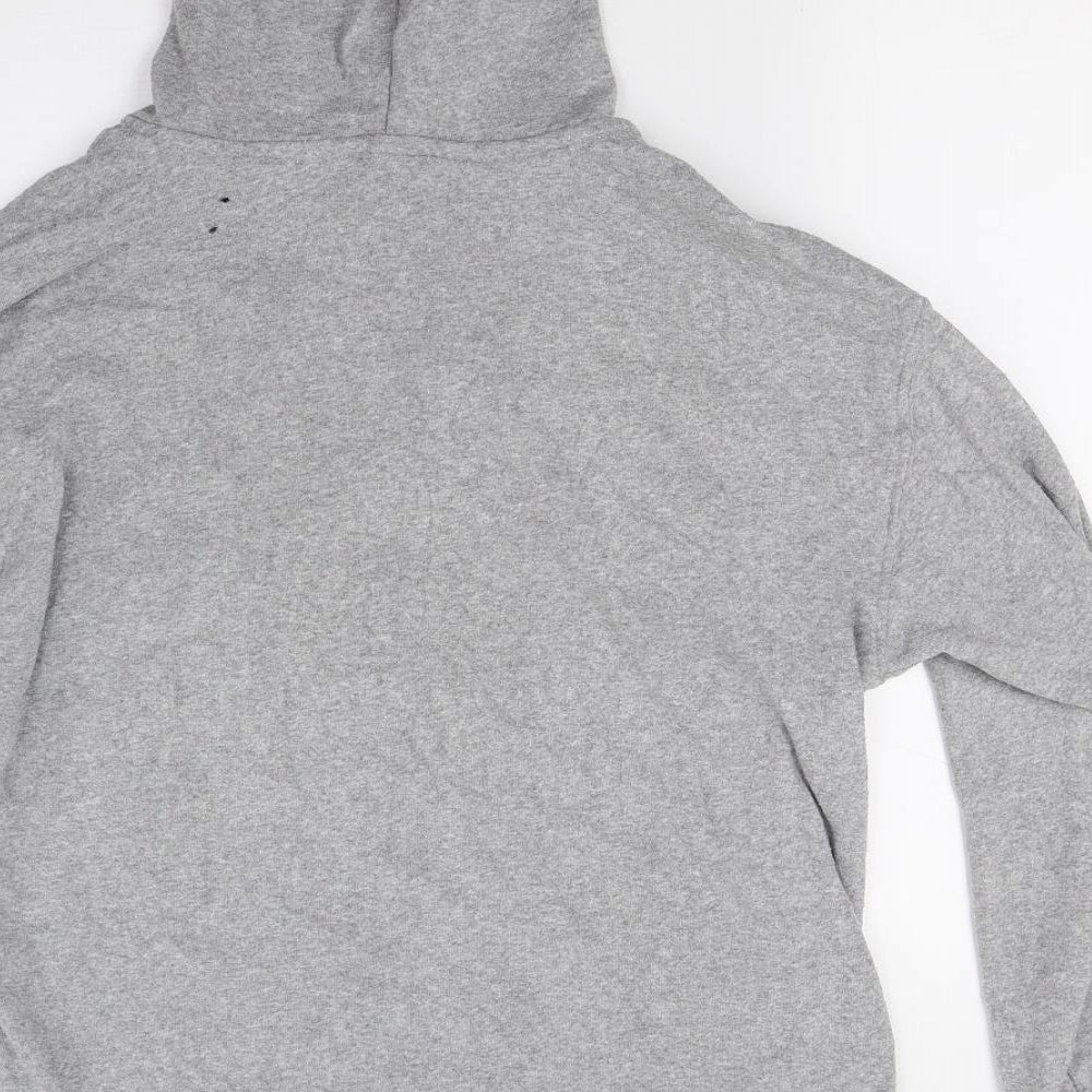 Topshop Womens Grey Pullover Hoodie Size 8 - Lady Garden