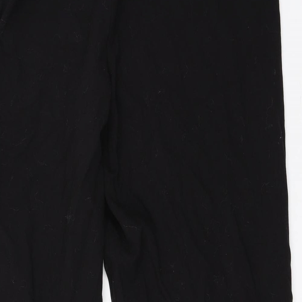 Constance Wood Womens Black Trousers Size 18 L27 in