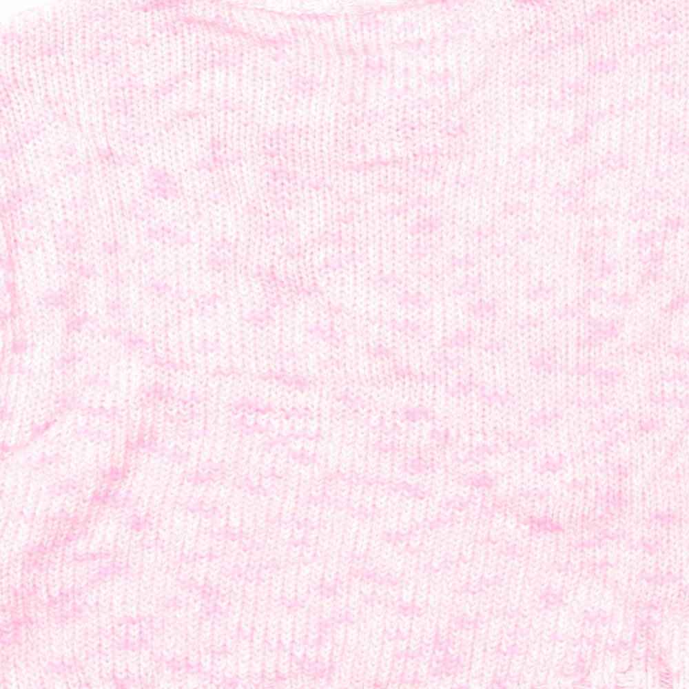 Matalan Girls Pink Pullover Jumper Size 4-5 Years