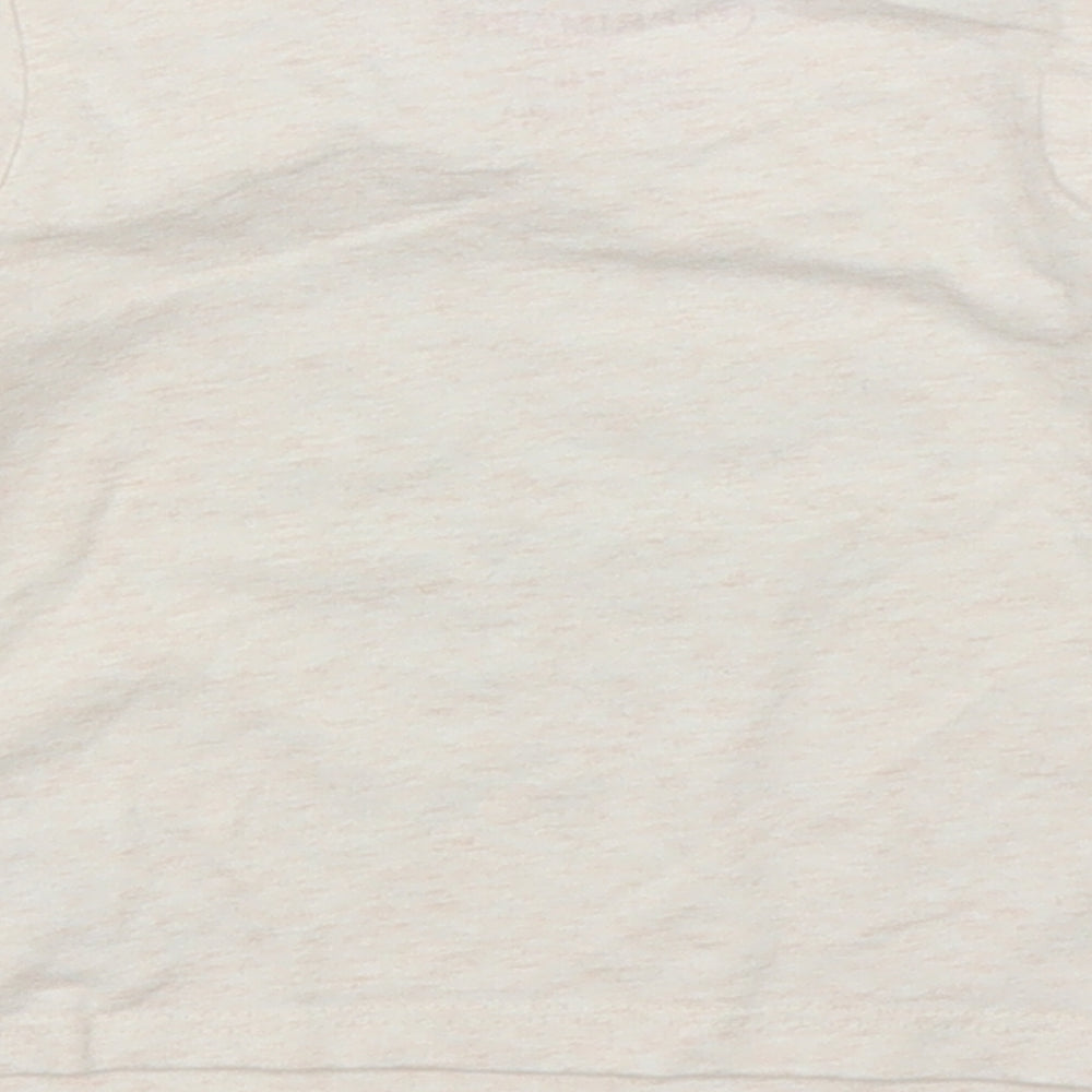 Primark Girls Beige Basic T-Shirt Size 6-9 Months