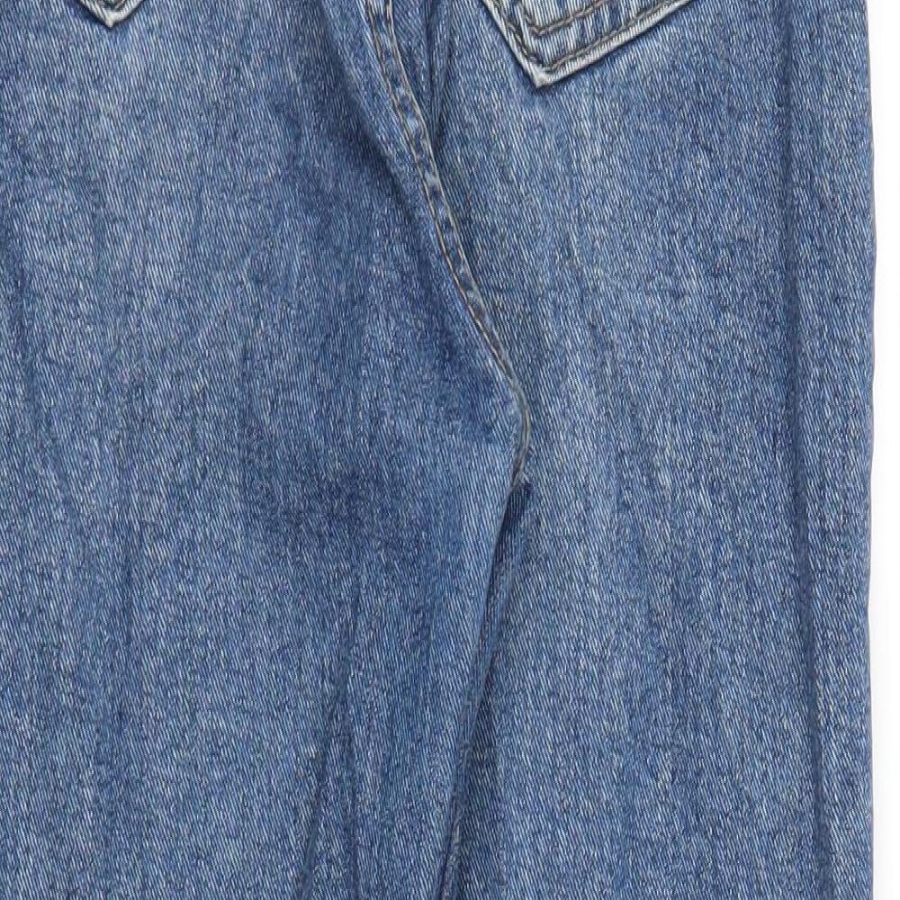 X2 Womens Blue Denim Mom Jeans Size L L22 in