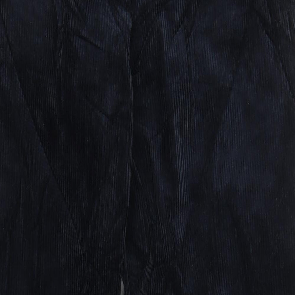 Marks & Spencer Mens Blue Corduroy Cropped Jeans Size 34 in L22 in