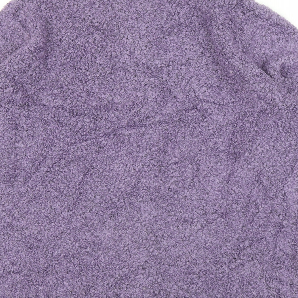 EWM Womens Purple Full Zip Jumper Size 14