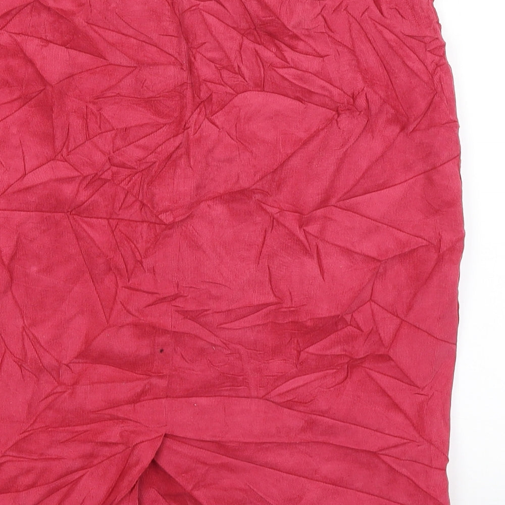 French Connection Womens Red Straight & Pencil Skirt Size 8