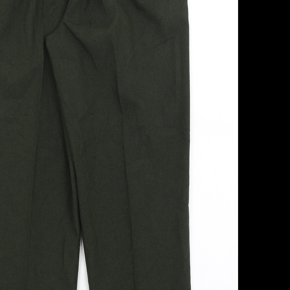 Classics Womens Green Trousers Size 14 L25 in