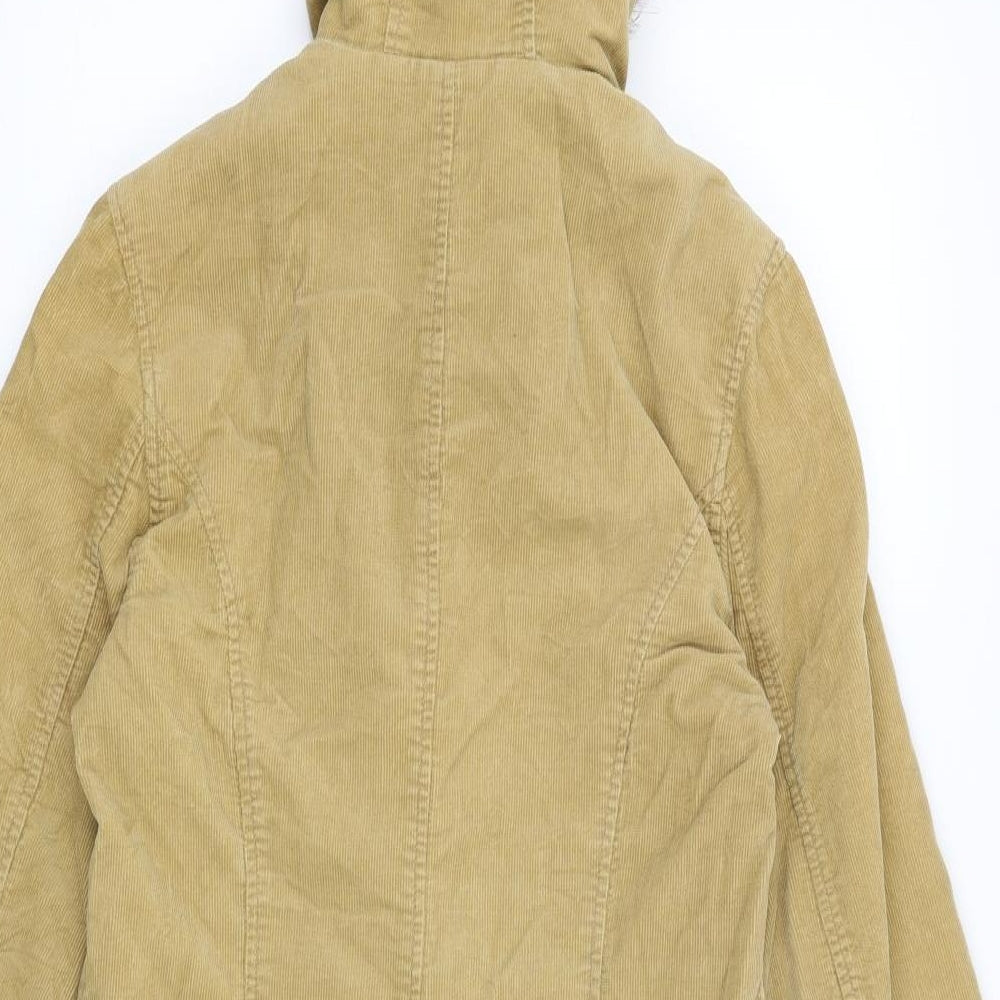 Butterfly Womens Brown Overcoat Coat Size 8