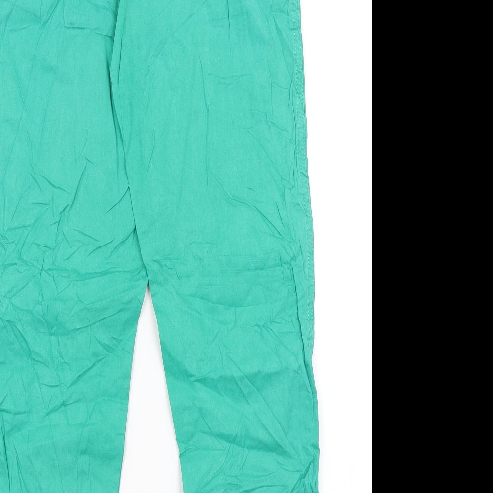 Pepperts Girls Green Capri Trousers Size 10 Years