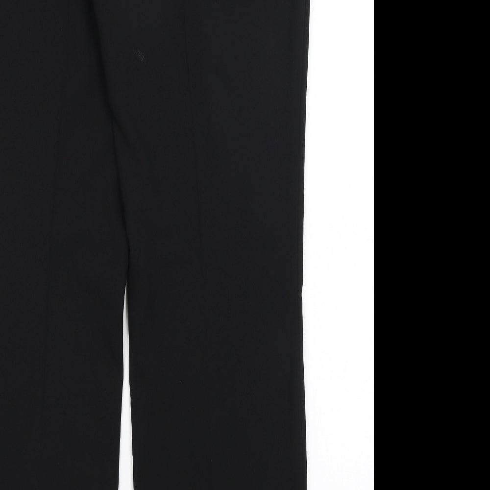 Marks & Spencer Womens Black Dress Pants Trousers Size 14 L30 in