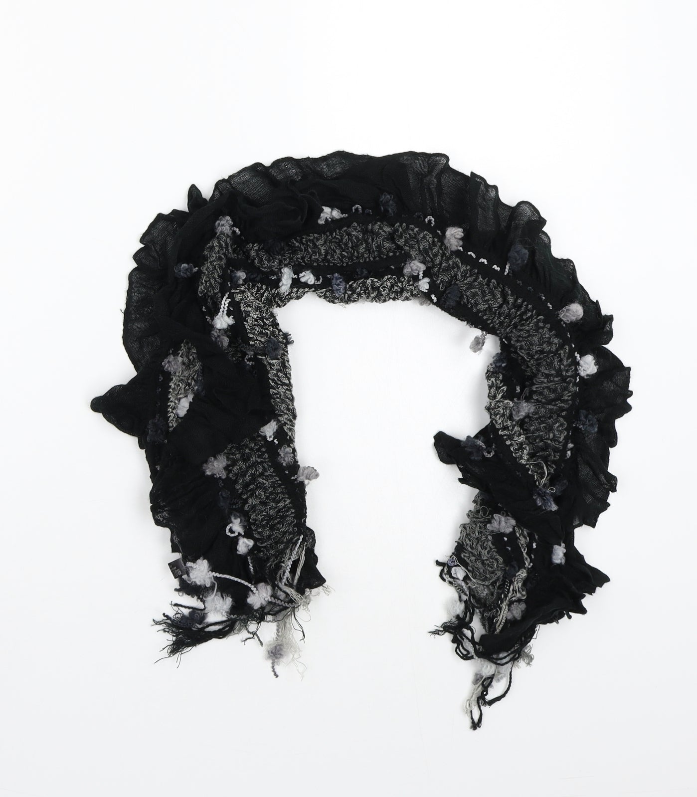 Preworn Womens Black Scarf