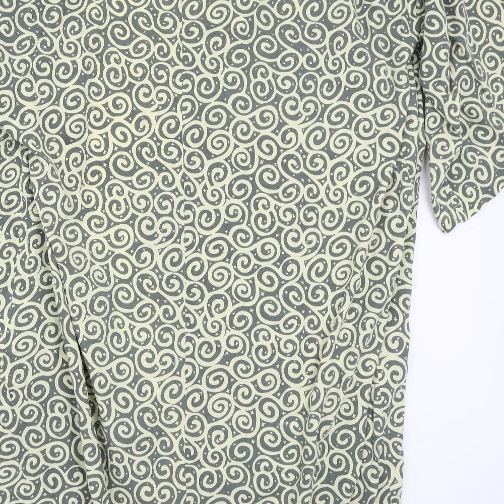 Maya ubud Womens Green Geometric Cardigan Jumper Size XL