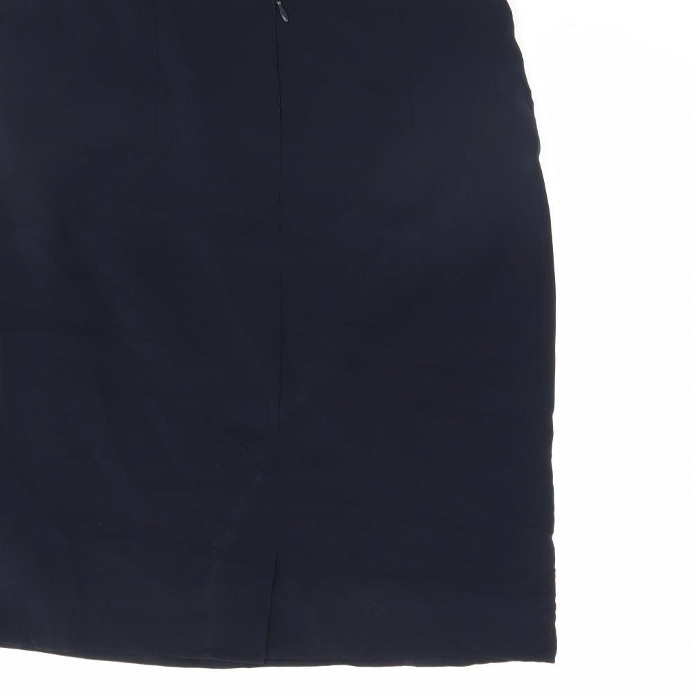 Marcona Womens Blue Mini Skirt Size 14