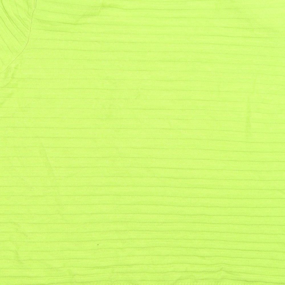 Eugene Klein Womens Green Knit Pullover Jumper Size M