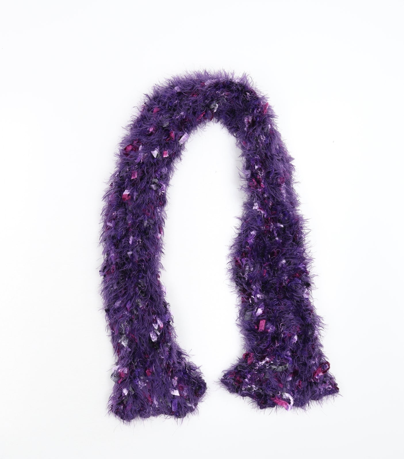 Preworn Womens Purple Scarf