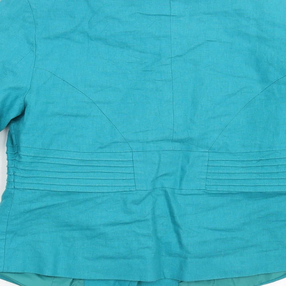 Alexara Womens Blue Jacket Size 12