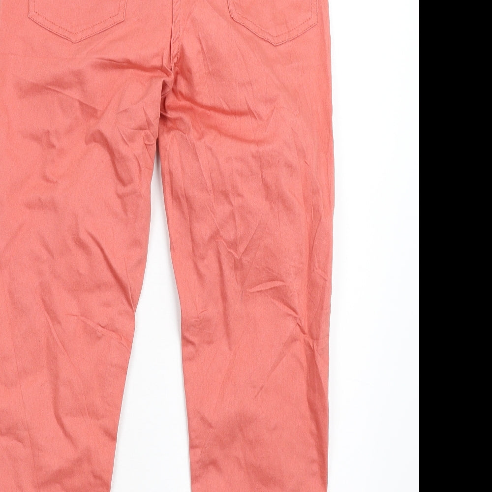 Debenhams Womens Pink Cropped Trousers Size 10 L22 in