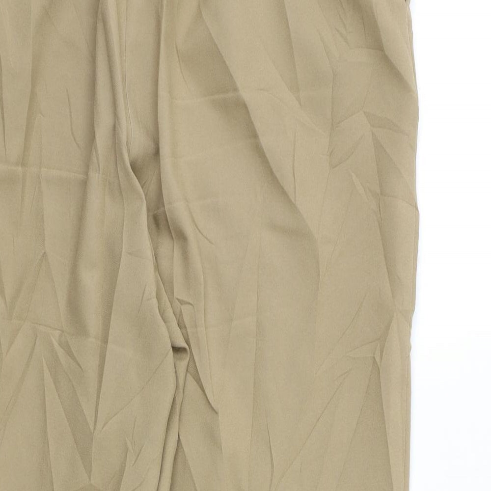 EWM Womens Beige Trousers Size 20 L25 in
