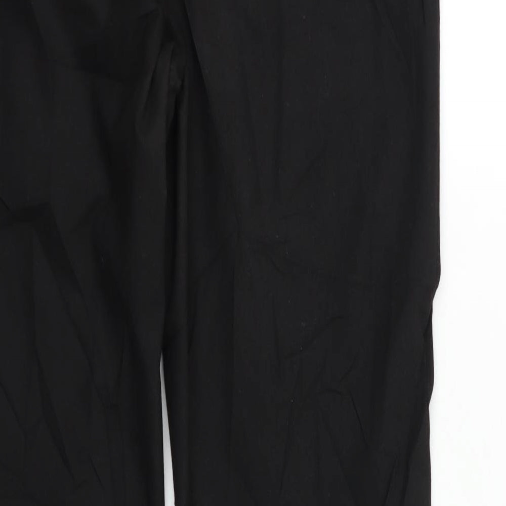 Marks & Spencer Womens Black Dress Pants Trousers Size 10 L30 in