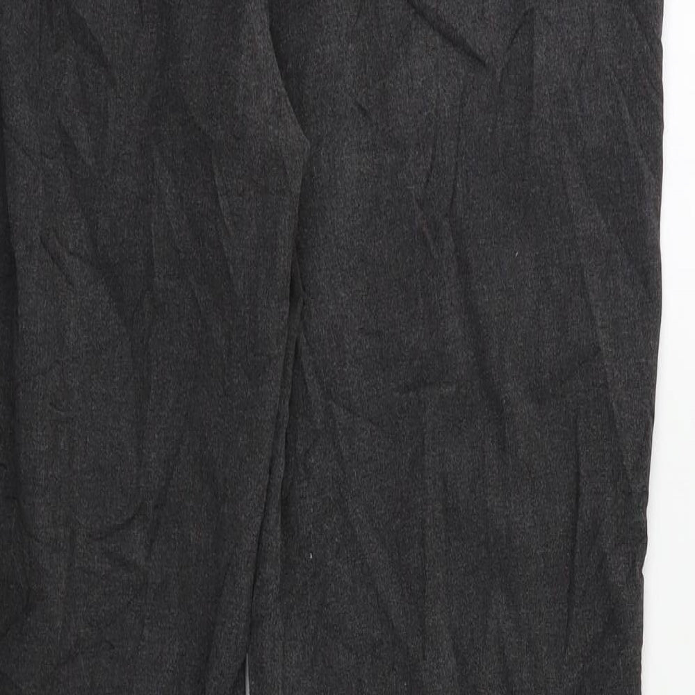 Per Una Womens Grey Trousers Size 12 L28 in
