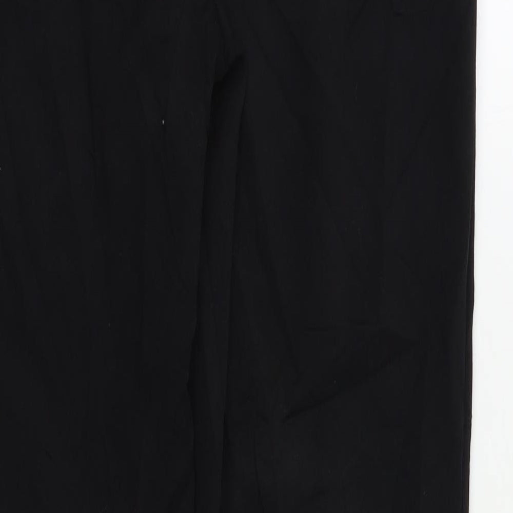 M&S Womens Black Trousers Size 12 L28 in