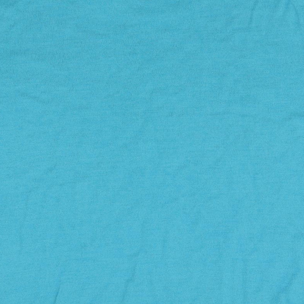 LUCIA Womens Blue Basic T-Shirt Size 18