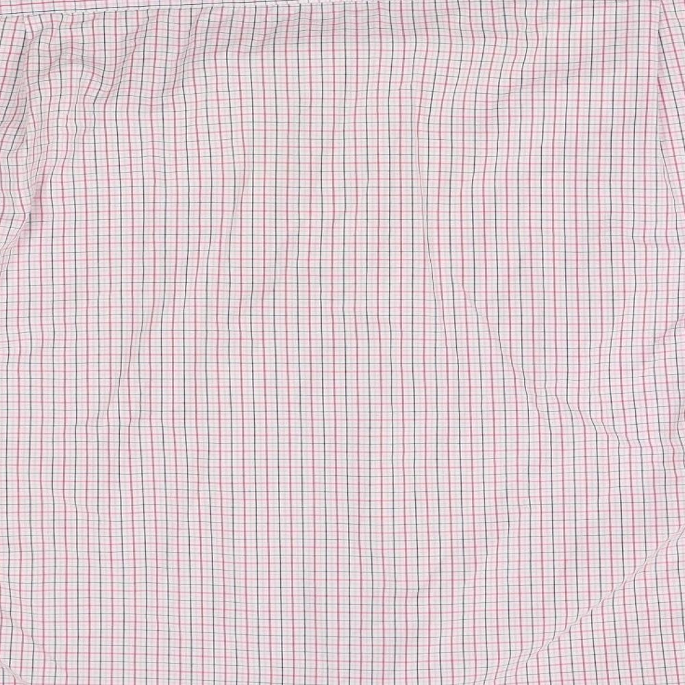 Bosideng Mens Pink Check Button-Up Size XL