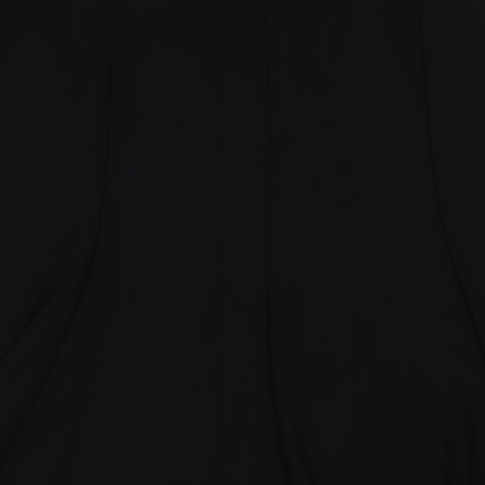 ELVI Womens Black A-Line Skirt Size 34 in