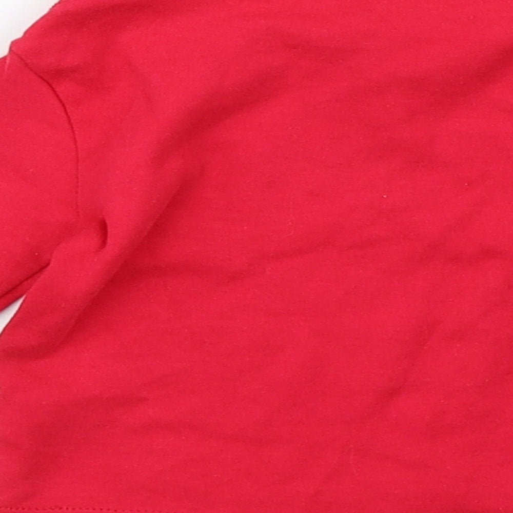 Primark Girls Red Basic T-Shirt Size 6-9 Months