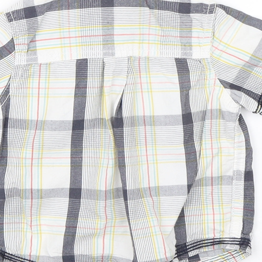 Mini Club Boys Multicoloured Check Basic Button-Up Size 6-9 Months