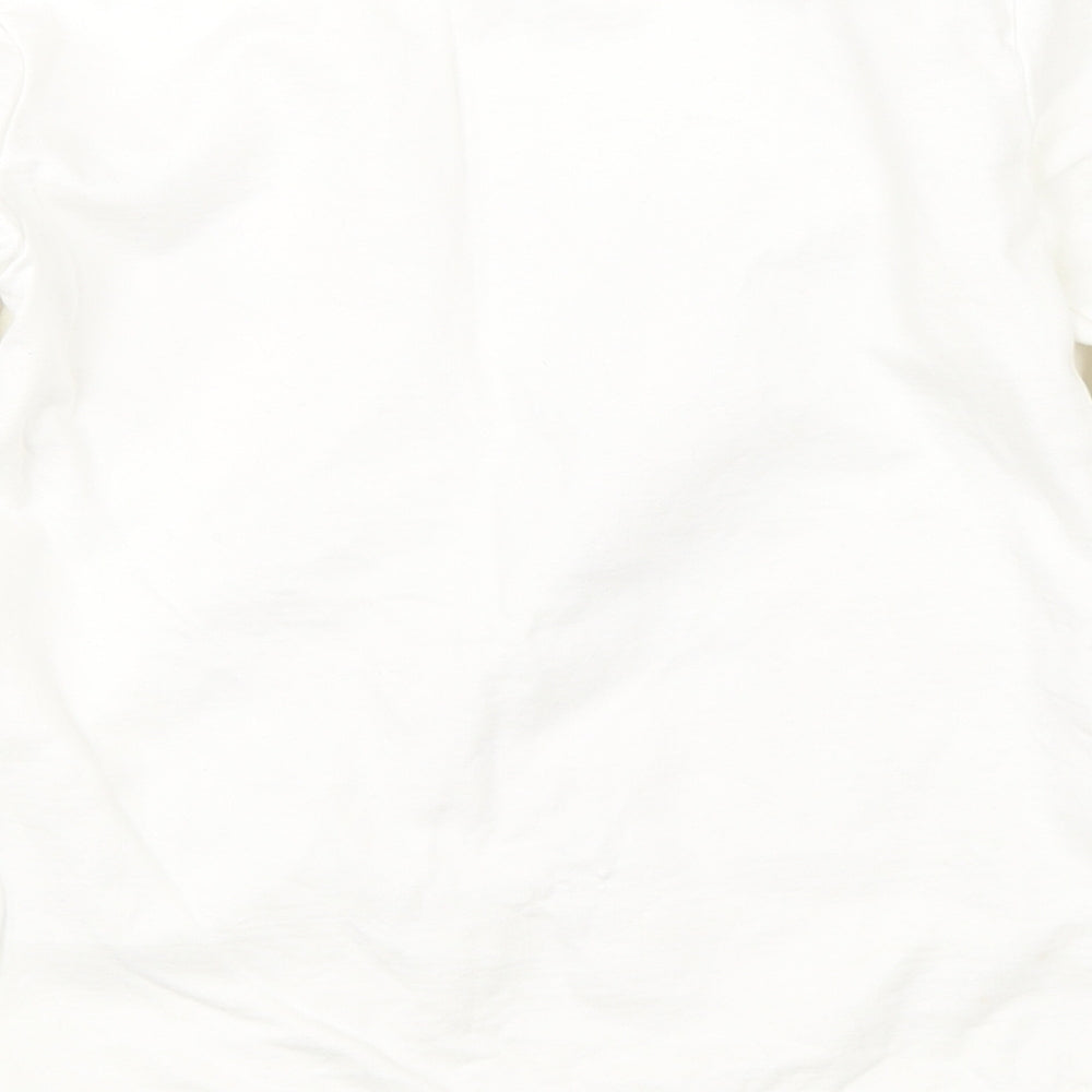 Pep & Co Girls White Pullover Sweatshirt Size 10-11 Years - unicorn