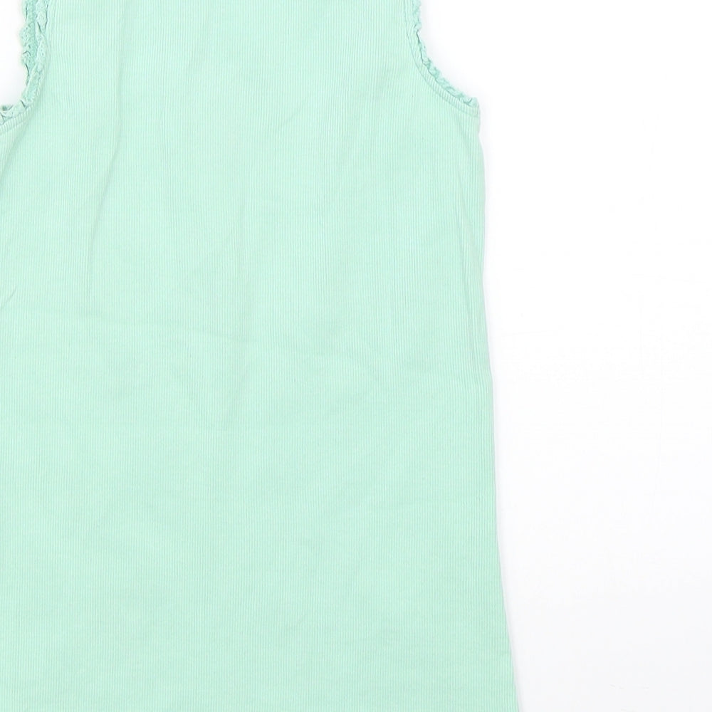 NEXT Girls Green Basic Tank Size 10 Years