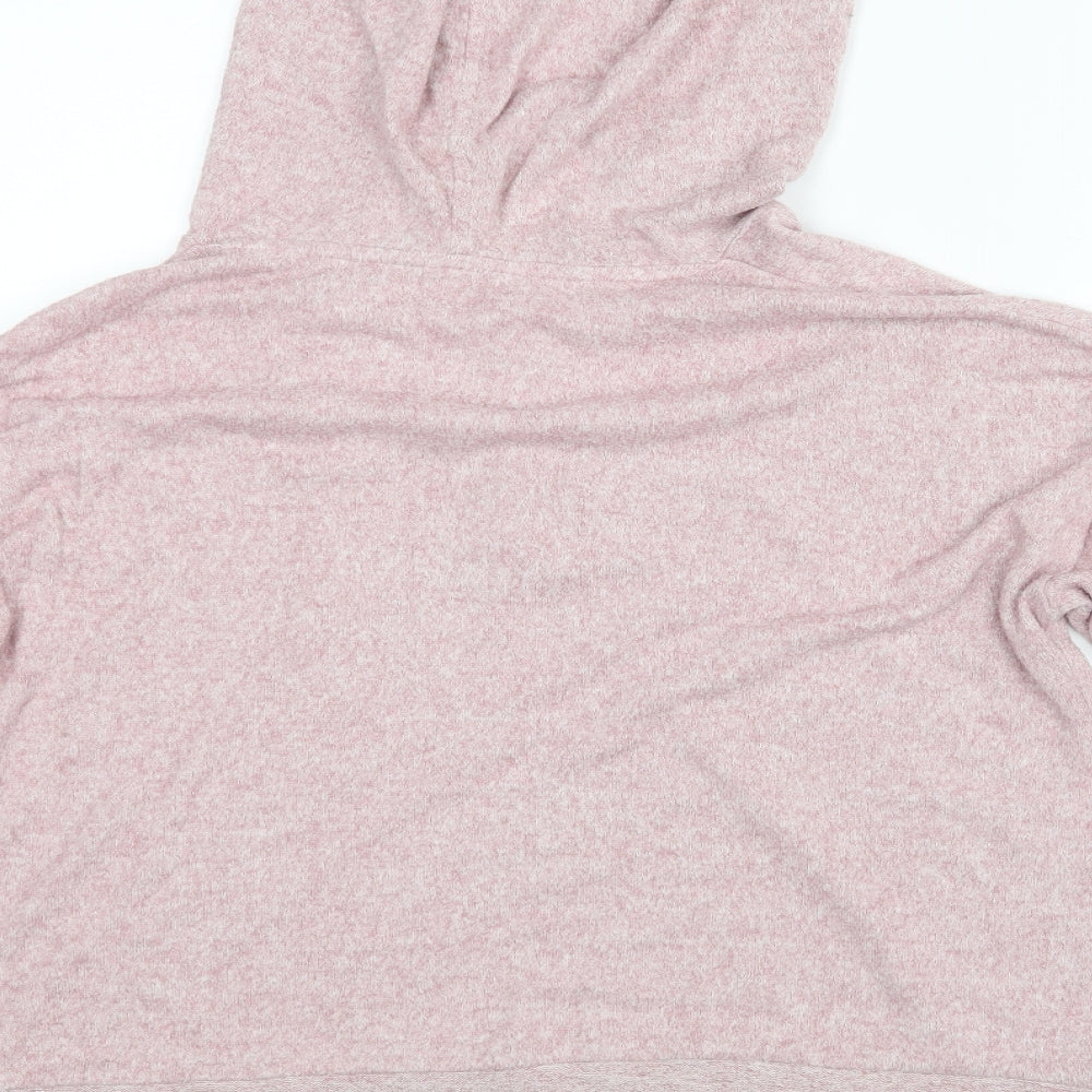 John Lewis Womens Pink Pullover Hoodie Size S