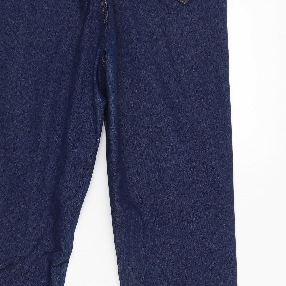 Taillissime Womens Blue Straight Jeans Size 12 L31 in