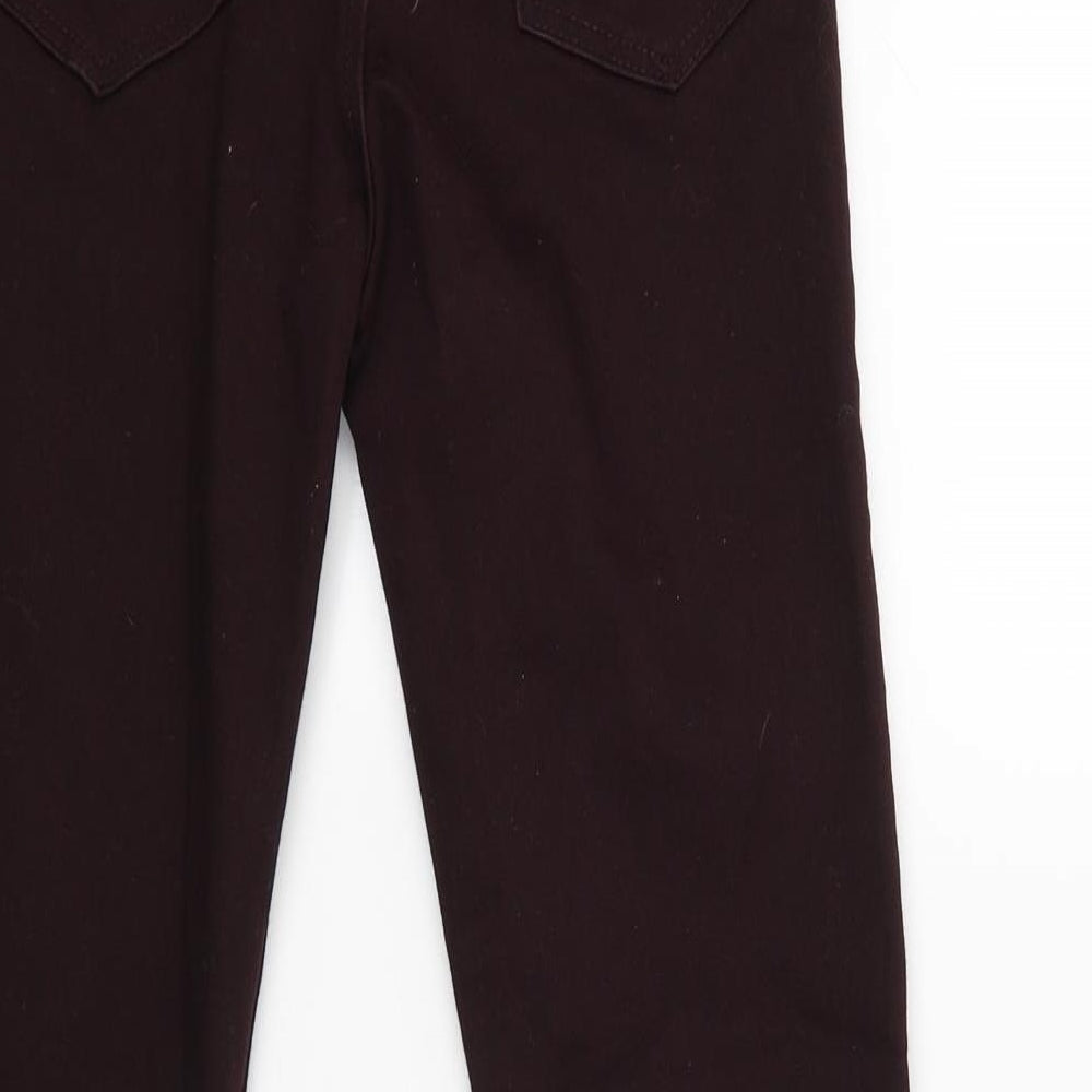 H&M Womens Red Capri Trousers Size 8 L25 in