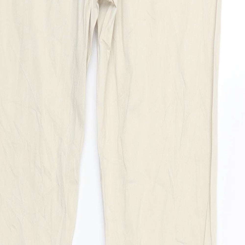 F&F Womens Beige Capri Trousers Size 38 L29 in