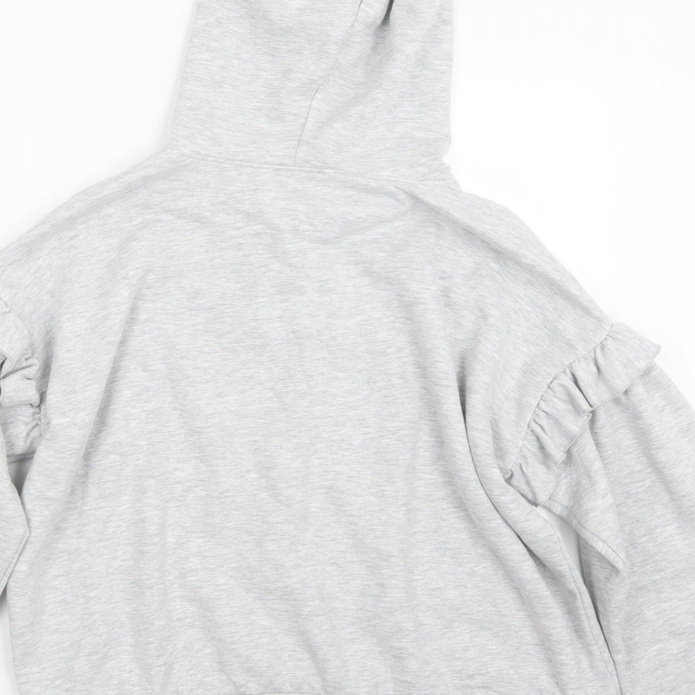 Primark Womens Grey Pullover Hoodie Size 10
