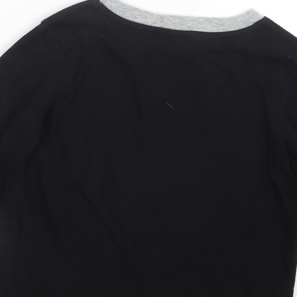 Okie Dokie Boys Black Basic T-Shirt Size 3 Years