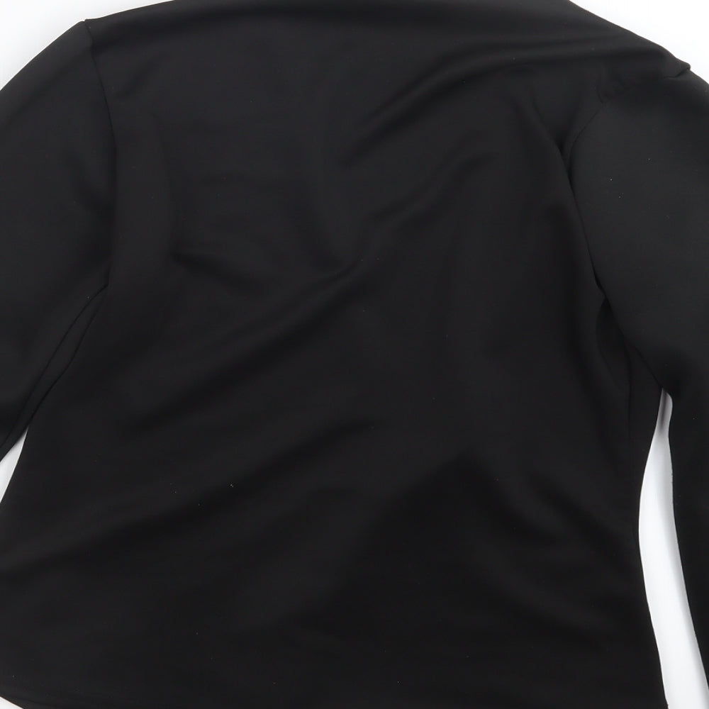 Boohoo Womens Black Jacket Size 12