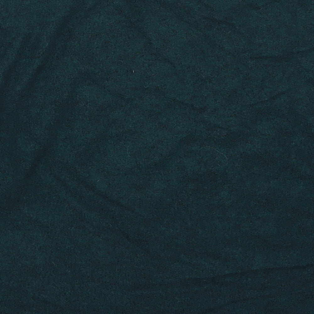 Basics Womens Green Pullover Jumper Size S