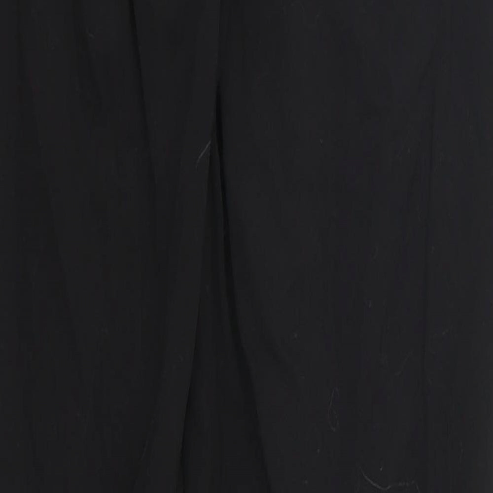 New Look Womens Black Trousers Size 8 L26.5 in