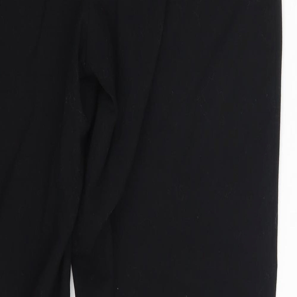 Marks & Spencer Womens Black Trousers Size 10 L26 in