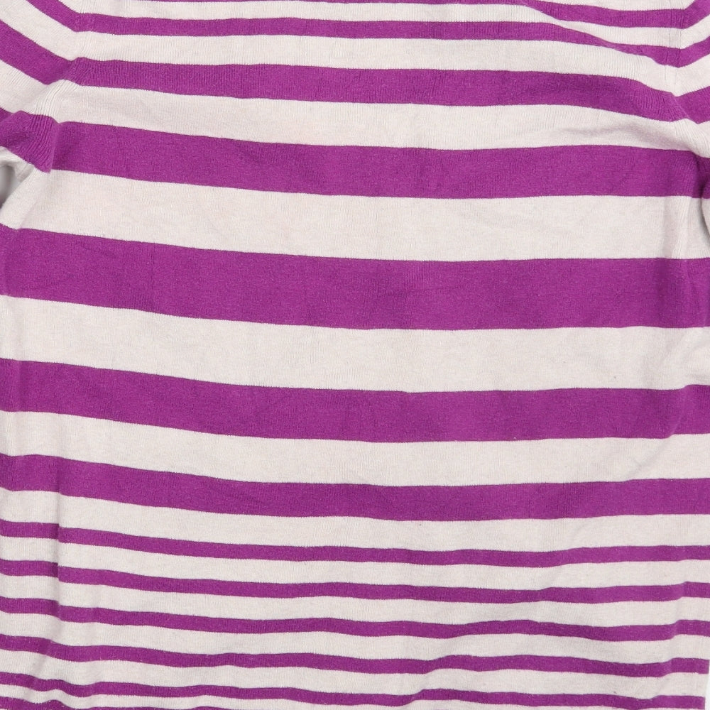 Preworn Womens Multicoloured Striped Pullover Jumper One Size