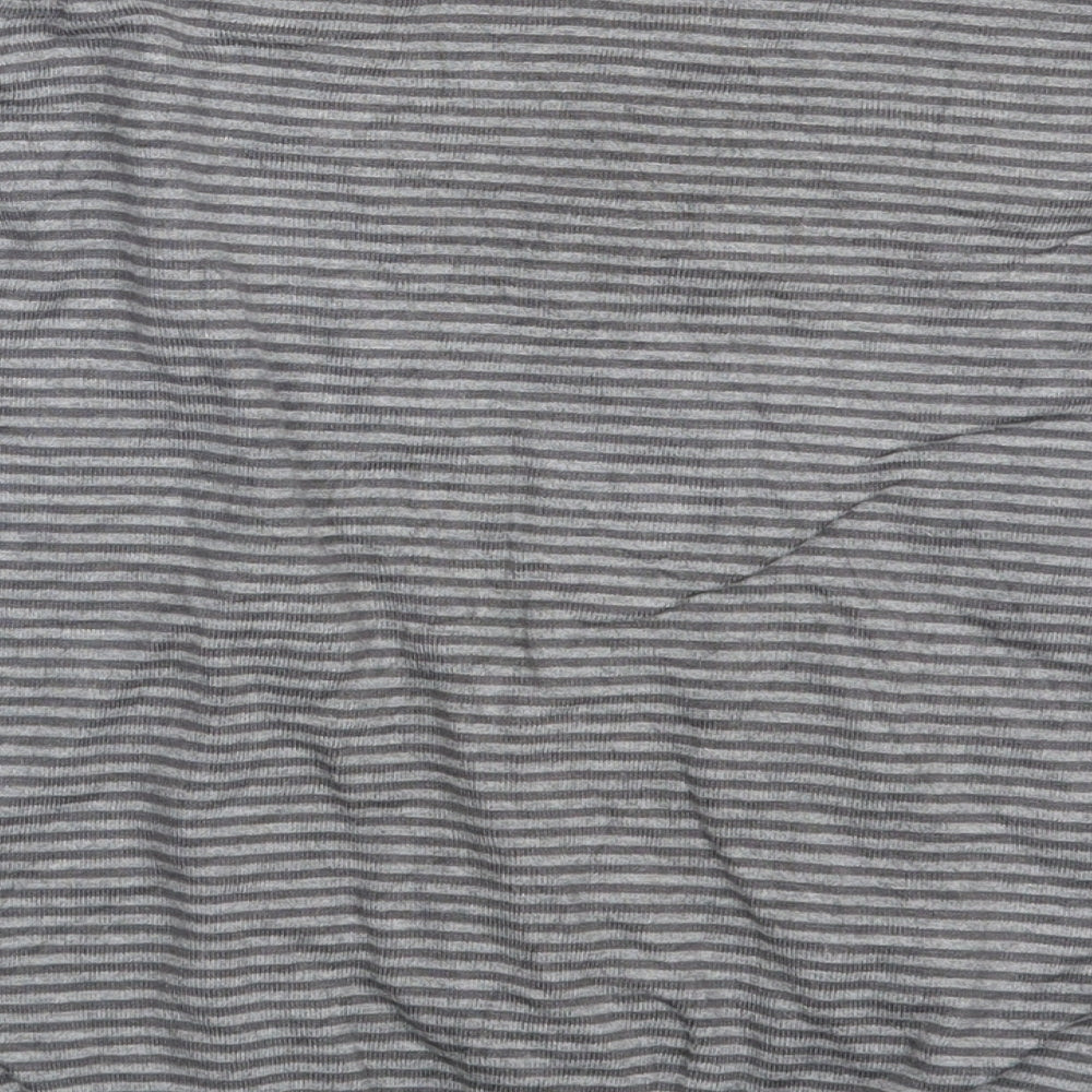 Marks & Spencer Womens Grey Striped Pullover Jumper Size 12